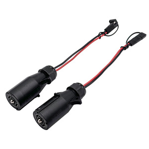 Cable de Conexión de 7 Pines para Remolque a Conector SAE para Camioneta, Autocaravana, Vehículo de Remolque, Arnés de Cableado Estándar, Material Plástico No Inteligente - Product Image 1