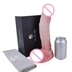 FAAK Dildo réaliste en silicone double densité, Pénis géant XXXL, Doux, Épais, Volumineux, pour femmes, Plug anal, Usine, Industrie du plaisir adulte - Product Image 4