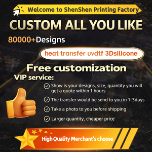 Tinta blanca Offset Material de PVC sin bordes Ecológico Recubierto de UV Etiqueta de transferencia de calor Impresión especial de retrato de cabeza de león - Product Image 5