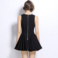 Robes Chic 2026 – Nouvelle Collection Été – Robe de Soirée Élégante à Col Plongeant, Sans Manches, Double Boutonnage, Coupe Ajustée, Sexy pour Femme