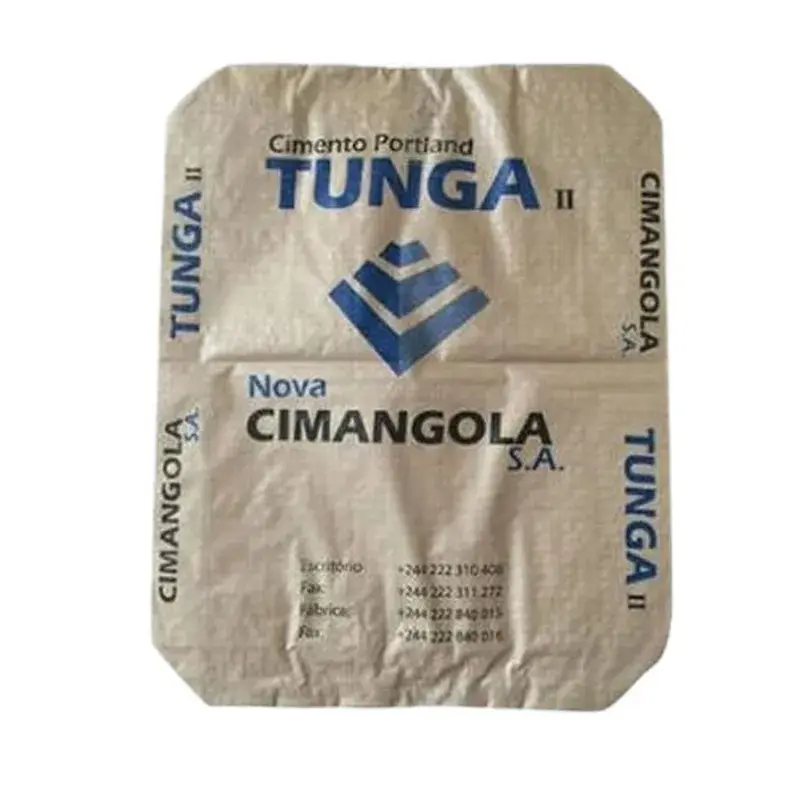 25kg 50kg fabbrica di vendita tessuto PP valvola sacca per il confezionamento di piastrelle personalizzate adesivo zucchero farina