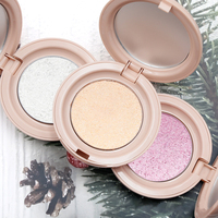 Bedak Highlighter Tahan Air Pengontrol Minyak Label Pribadi Grosir Vegan Anti Luntur Bedak Highlighter Tubuh