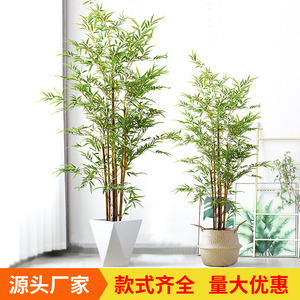 Plante artificielle en pot, écran de séparation pour centre commercial, hôtel, restaurant, clôture décorative - Product Image 2