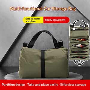Simple Compartment <b>Canvas</b> Hand Tool Bag Portable Multi Pockets Tool Storage Organizer - Product Image 4