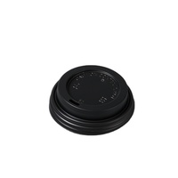 Couvre-gobelet en plastique jetable personnalisé PS PP PET pour boissons chaudes, couvercle en plastique pour gobelets en papier