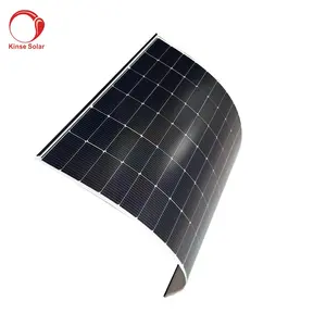 Painel solar fotovoltaico flexível de pouco peso 370w 380w 390w Venda quente para acampamento de barco