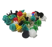 Clips de fixation rapides mixtes durables pour automobile, rivets et attaches en POM/plastique/nylon, nouvelles attaches de pare-chocs pour rénovation/amélioration, 500 pièces/sac