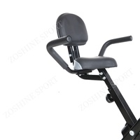 Zoshine Appareil de Cardio Pliable avec Poignées Intelligentes à Capteur de Fréquence Cardiaque, Équipement de Fitness Gain de Place pour la Salle de Sport