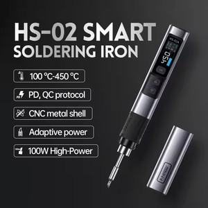 <span class=keywords><strong>Fer</strong></span> à <span class=keywords><strong>Souder</strong></span> Électrique Intelligent Fnirsi HS-02A 100W Max, <span class=keywords><strong>Portable</strong></span> Rapide, avec Écran d'Affichage, Chauffage Intelligent Ultra-Rapide - Product Image 2