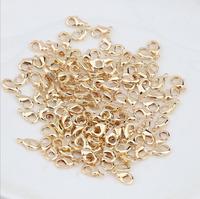 Fermoir en laiton coréen de 10 mm, 12 mm, 15 mm pour bracelets en corde, fermoir mousqueton pour bracelets et colliers DIY