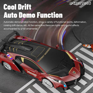 El más nuevo Control remoto 2,4g Deformación Rc Stunt Robot Vehicle Car Toy para niños - Product Image 6