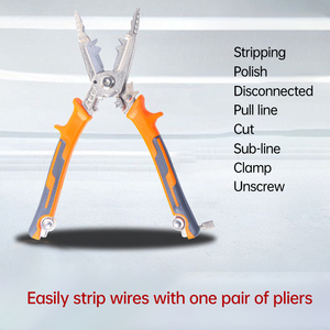 El Pelacables universal de alta resistencia de nueve pulgadas está diseñado principalmente para que los electricistas pelen y corten cables. - Product Image 2