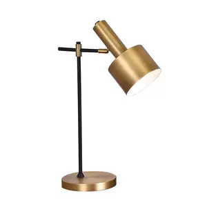 Moderne innen gold metall kinder lesen tisch lampe