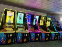 Machine de jeu d'arcade de basketball d'intérieur pour les sports scolaires, jeux de panier de basketball d'arcade