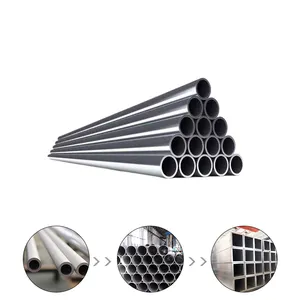 2014 2024 2A12 5052 5083 Extruded and Seamless Aluminum Tube 6061 6082 7075 7A04 Aluminum Pipe