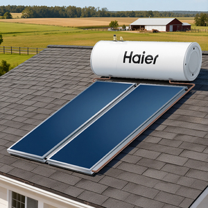 Chauffe-eau solaire à membrane bleue séparée de haute qualité 180L/300L, chauffe-eau solaire à plaque plate pressurisée, économie d'énergie, chauffe-eau solaire domestique - Product Image 1