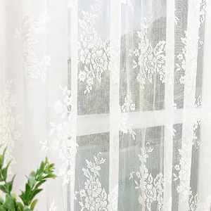 Made for You Polyester Lace Drapes in Colors and Patterns for living room bedroom office