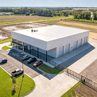 Nouvelle conception, entrepôt en structure métallique à faible coût et construction rapide, bâtiment d'entreposage à vendre