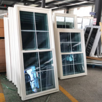 Ventana Corredera Vertical de PVC Moderna con Función de Inclinación Interior para una Buena Ventilación y Seguridad en Uso Residencial