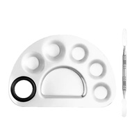 Palet Makeup Grosir, Foundation, Concealer, Ring Palette, Palet Profesional Stainless Steel dengan Stick Pencampur