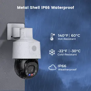 Factory Manufactured Active Deterrence Auto Track Poe Ptz Camera Intelligent Analysis Deep Learning Surveillance Ip Poe Camera