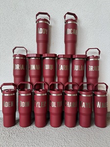 Botella de Bebidas Calientes Portátil de Acero Inoxidable al Vacío de 30 Oz <span class=keywords><strong>con</strong></span> Logotipo Personalizado, Tapa Abatible <span class=keywords><strong>con</strong></span> Asa y Pajita para Fiestas y Uso en la Oficina - Product Image 2