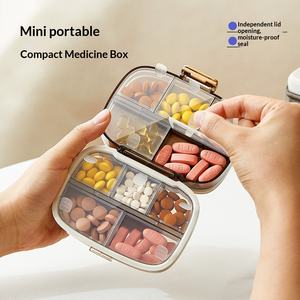 Hongyu HY-18 - Pastillero Portátil de 10 Compartimentos, Gran Capacidad, Organizador de Medicamentos para las Siete Mañanas, Mediodía y Noches de la Semana - Product Image 4