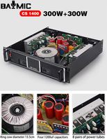 Amplificateur de puissance audio mono canal CS Pure Rear Stage haute puissance 2U 250W*2 Pure Sound CS1400