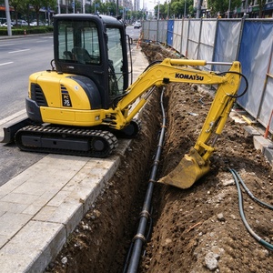 Excavatrice sur chenilles Komatsu PC35MR d'occasion en bon état, prix bas, mini-excavatrice hydraulique de 3,5 tonnes à vendre - Product Image 1