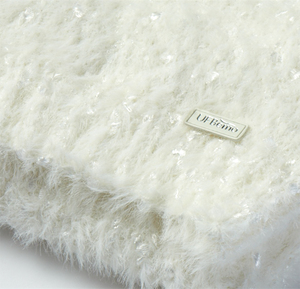 Ufevecopet pull à revers en velours anti-argent, vêtements en fil spécial, costume à revers - Product Image 5
