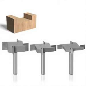 YUFU Fraise à surfaçonner à 4 dents en carbure de tungstène, queue de 6 mm, pour le redimensionnement de dalles et le travail du bois OEM - Product Image 3