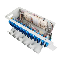 Armoire ODF à montage en rack de 19 pouces Boîtier à fibre optique à 24/48/96 ports avec connectivité réseau 4G/3G