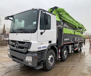 Offre Spéciale Zoomlion 52m 46m 38m 42m 56m camions pompe à béton châssis benzz utilisé état pompe à ciment camion année 2013 - Product Image 3