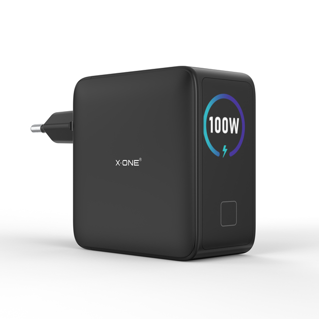 100W GaN USB C Charger 3 Ports PD 3.0 Fast Charging Foldable Plug US Travel Adapter for Laptop iPhone Samsung