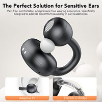 Écouteurs sportifs sans fil OWS TWS à conduction osseuse avec clip auriculaire 5.3
