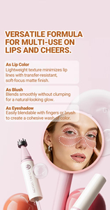 Nouveau style en gros – Stylo liquide double-tête 4 couleurs pour taches de rousseur, blush liquide multi-usage naturel pour rendez-vous galants - Product Image 5