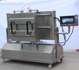 embasadora al vacio vertical doble cámara máquina de sellado al vacío para pasta de salsa líquida - Product Image 2
