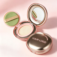 Alas Bedak Cushion Baru Natural Glow Tahan Lama Portable BB Cushion Spons Lembut Custom Logo Makeup Cushion Base
