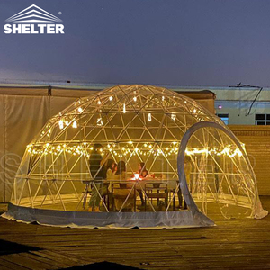Outdoor Catering Pvc Luxushaus Garten <span class=keywords><strong>Iglo</strong></span>-<span class=keywords><strong>Zelt</strong></span> für Restaurant transparentes durchsichtiges Igloo-Kuppelzelt - Product Image 2