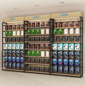 In Stock Modern Style Wooden <strong>Mobile</strong> <strong>Phone</strong> Accessories Cabinet with Hooks Cellphone Accessories Store Furniture <strong>Phone</strong> <strong>Case</strong> <strong>Shelf</strong> - Product Image 5