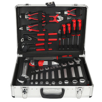 127 pièces boîte à outils de clé à douille en aluminium Offre Spéciale outils professionnels boîte en aluminium outils de réparation automobile