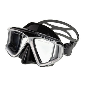 หน้ากากดำน้ำแบบสกูบา ซิลิโคน โลโก้สั่งทำฟรี  ใส่สบาย กันน้ำ  สามเลนส์ มุมมองกว้าง - Product Image 1