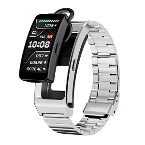 Pulsera Inteligente B9 Desmontable <span class=keywords><strong>con</strong></span> Auriculares Bluetooth 2 en 1, Monitorización de Salud, Recordatorio de Mensajes, Pulsera de Fitness - Product Image 4