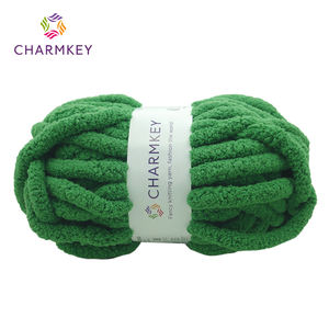 Fil chenille épais et moelleux 100 % polyester, 226 g, 2 cm, vente en gros, idéal pour tricoter des couvertures - Product Image 3