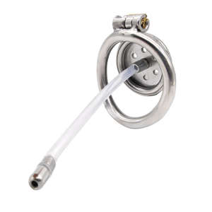 Esclave mâle Super Mini <span class=keywords><strong>Cage</strong></span> de chasteté dispositif de chasteté en acier inoxydable <span class=keywords><strong>Cage</strong></span> à pénis anneau de pénis avec serrure jouets sexuels pour hommes 3 tailles - Product Image 5