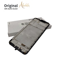 OLED d'origine pour Samsung A245/A24 4G pièces de téléphone portable cadre d'assemblage de remplacement LCD avec 1 an de garantie Service Pack