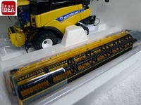 Mini-tracteur agricole, petite moissonneuse-batteuse, modèle miniature en métal moulé sous pression 1:50, jouets moissonneuse-batteuse à maïs