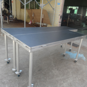 Scène modulaire de concert de 1 m x 2 m, plateforme de scène légère en aluminium - Product Image 2