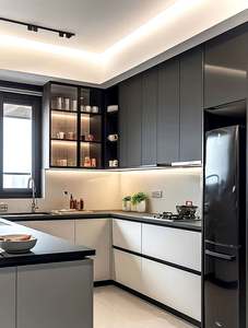 Muebles y Gabinetes de Cocina Modernos de Madera, Diseño Personalizado de Fábrica, Incluyendo Cocina y Islas de Cocina - Product Image 2