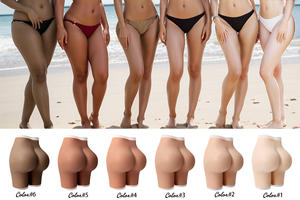 Vrouwen Siliconen Borst En Butt Enhancer Shapewear Nep Vagina Slipje Met Heupbil Vulling Big Ass Ondergoed Legging - Product Image 6